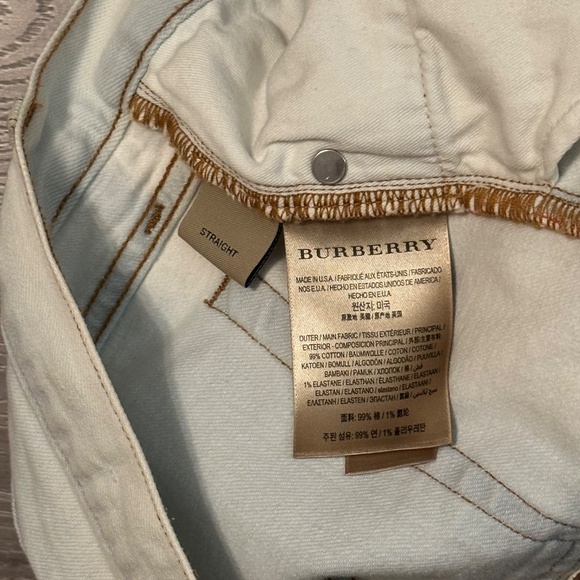 Burberry Cream Straight Men Jeans - Picture 8 of 8